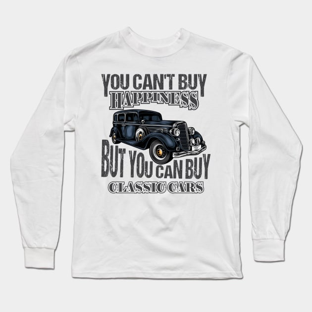 You Can't Buy Happiness But You Can Buy Car Long Sleeve T-Shirt by YOUNESS98